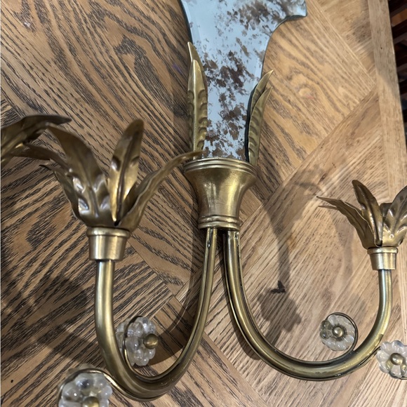 Vintage Brass Wall Sconces - Picture 8 of 10